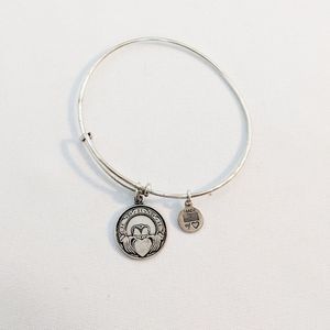 Alex and Ani Silver Claddagh Bracelet